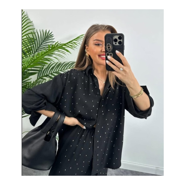 2'li Takım Gömlek Pantolon