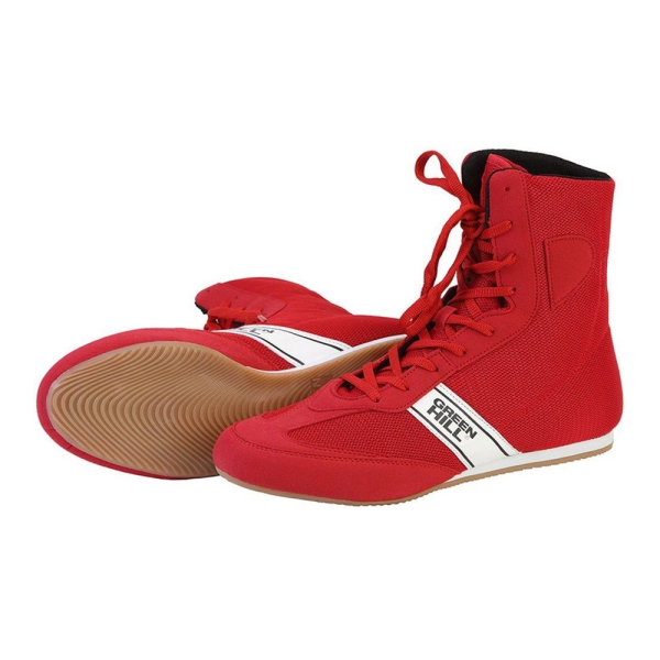Green Hill Profesyonel Boks Ayakkabısı Kırmızı (Kısa)