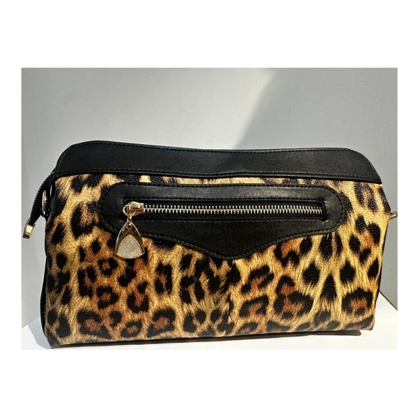 Leopar Desenli Çanta