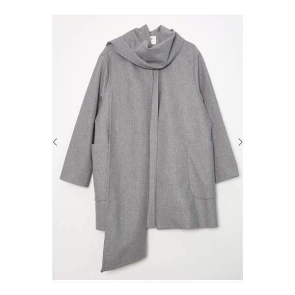 Kaban Kaşe Şal Detaylı Gri