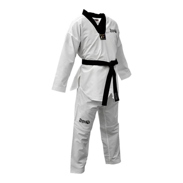 Dragon  Fighter Siyah Yaka Taekwondo Elbisesi